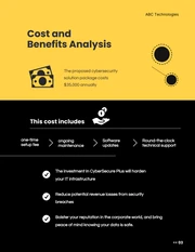 Simple Modern Yellow And Black Sales Proposal - Seite 3
