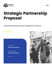 Strategic Partnership Proposal - Page 1