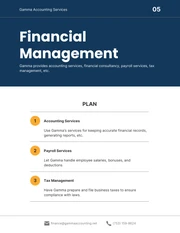 Navy Blue And Yellow Modern Resource Plan - Page 5