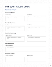 Pay Equity Audit Template - Página 3