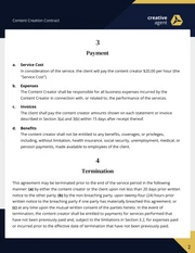 Content Creation Contract Template - Página 2