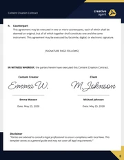 Content Creation Contract Template - Pagina 8