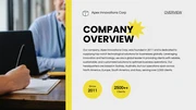 Simple Grey And Yellow Company Presentation - Page 2