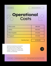 Black And Gradient Simple Budget Plan - Page 3