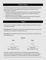 Simple Black and Grey Purchase and Sale Agreement Contracts - Page 3