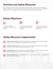 Workplace Safety Overview Report Template - Seite 2