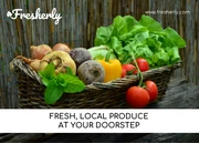 Vegetable Delivery Business Postcard - صفحة 1