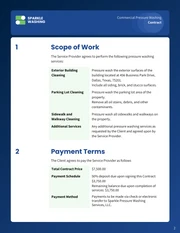 Commercial Pressure Washing Contract Template - Page 2