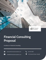 Financial Consulting Proposal - Page 1