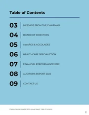Professional Healthcare Annual Report - Page 2