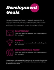 Black And Pink Simple Elegant Business Professional Development Plans - Page 4