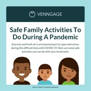 Safe Family Activities Instagram Carousel Slides - Página 1