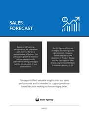 Blue Minimalist Sales Report - Page 5