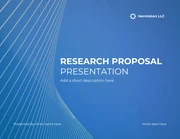 Blue Professional Modern Proposal Business Presentation - Page 1