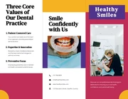 Modern Healthy Smiles Dental Brochure - Page 1