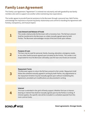 Loan Contract Template For Family - Página 1