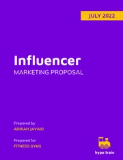 Purple Marketing Proposal - Page 1