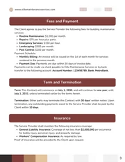 Building Maintenance Contract Template - صفحة 3