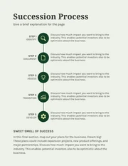 Green Simple Bold Modern Startup Business Succession Plan - Page 5