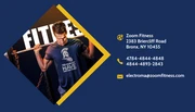 Modern Fitness Trainer Business Card - Page 2