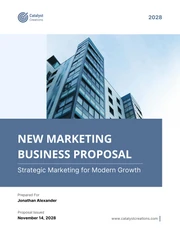 New Marketing Business Proposal - Página 1