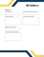 Video Release Form Template - Página 3