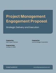 Project Management Proposal Template - صفحة 1