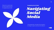 Royal Blue Clean Minimalist Social Media Presentation - Page 1