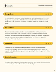 Landscape Construction Contract Template - Pagina 3