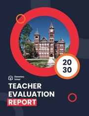 Teacher Evaluation Report - Page 1
