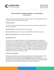 Business Letter of Intent Letterhead - Page 2