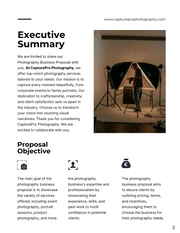 Photography Business Proposal - Page 2