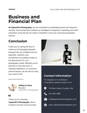 Photography Business Proposal - Page 5