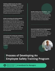 Modern Dark Employee Safety Handbook Template - Página 5
