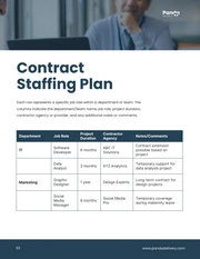 Simple White and Black Staffing Plan - Page 4