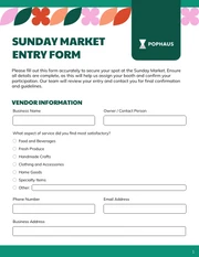 Entry Form Template - Page 1