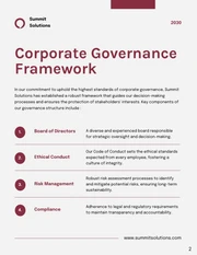 Corporate Governance Report - Page 2