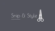 Black & White Hair Salon Business Card - Page 1