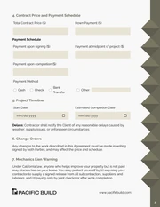 Free CSLB Contract Template - Pagina 2