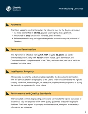 HR Consulting Contract Template - Seite 2