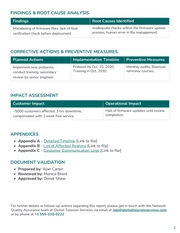 NCR Investigation Report Template - Pagina 2