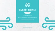 Light Blue And White Modern Texture Cleaning Business Card - Page 2