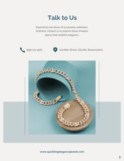 Soft Teal and Simple Jewelry Catalog - page 3