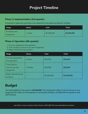 Budget Proposal Template - Page 5