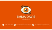 Broken White And Orange Simple Professional Painting Business Card - Page 2
