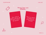Pink Simple Valentine What Should We Do Choosing Game Presentation - Seite 2