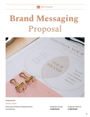 Brand Messaging Proposal - Page 1