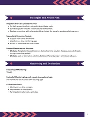 Behavior Change Contract Template - Page 2