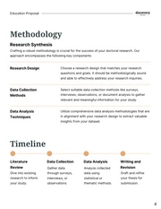PhD Thesis Proposal Template - Page 4