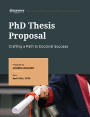 PhD Thesis Proposal Template - Pagina 1
